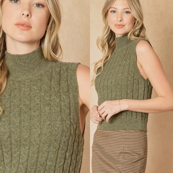 Bailey Sleeveless Sweater Vest - Picture 1 of 6